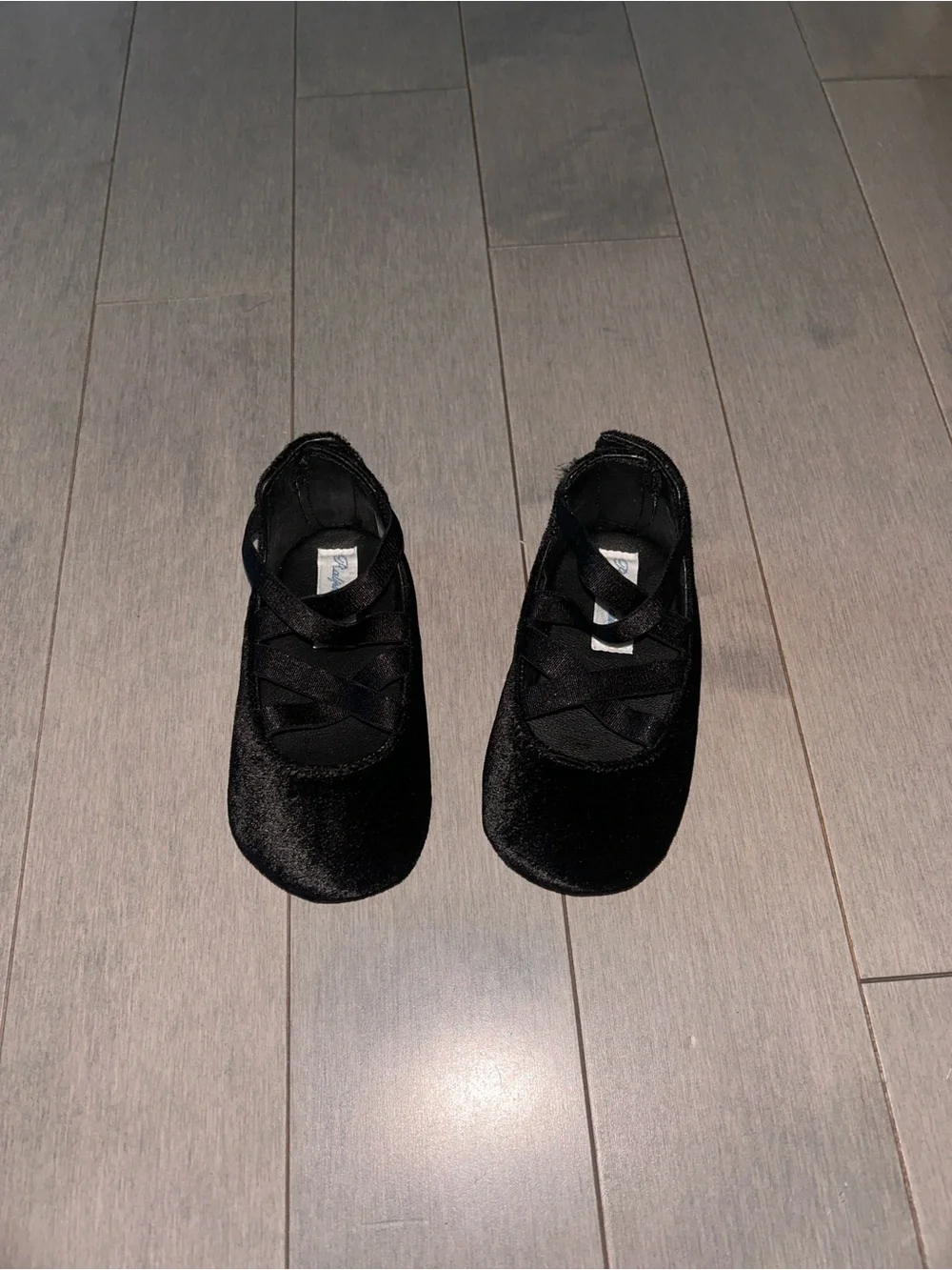 Ralph Lauren Black Baby Walker Ballet Flats